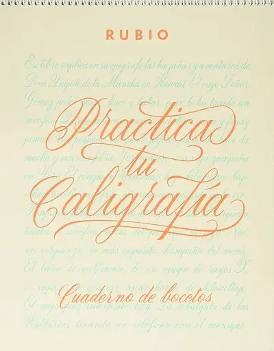 Cuaderno bocetos lettering