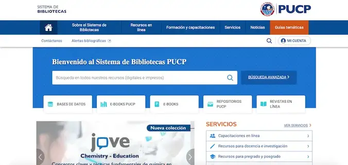 Biblioteca Virtual Pontificia Universidad Católica del Perú Biblioteca Virtual Pontificia Universidad Católica del Perú