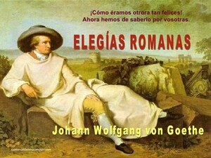 Elegías romanas autor Johann Wolfgang von Goethe
