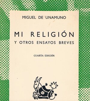 Mi religión autor Miguel de Unamuno