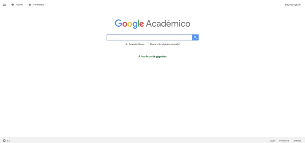 Google Académico
