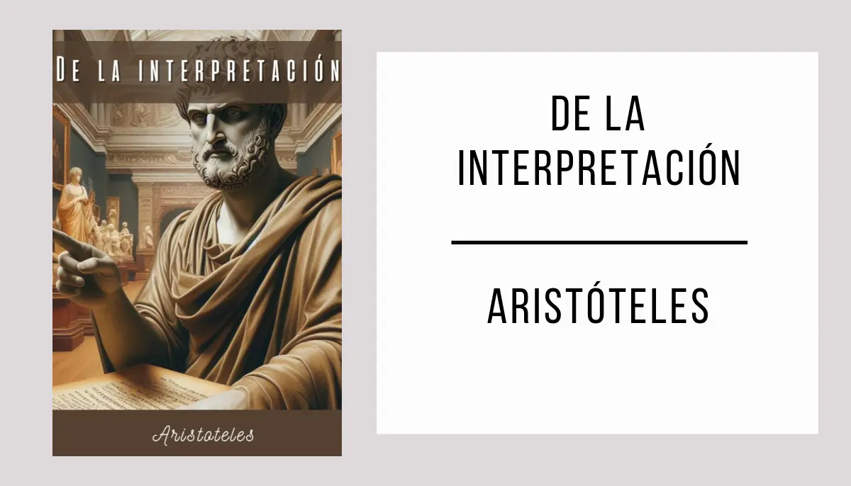 De la Interpretación autor Aristóteles