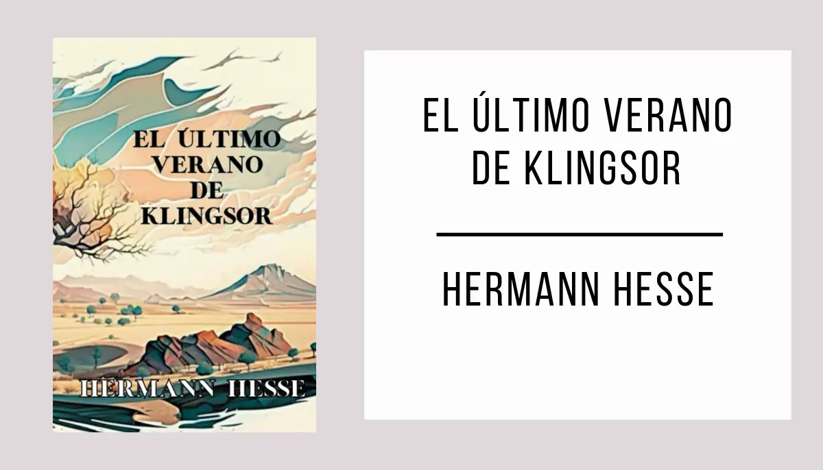 El Último Verano de Klingsor autor Hermann Hesse