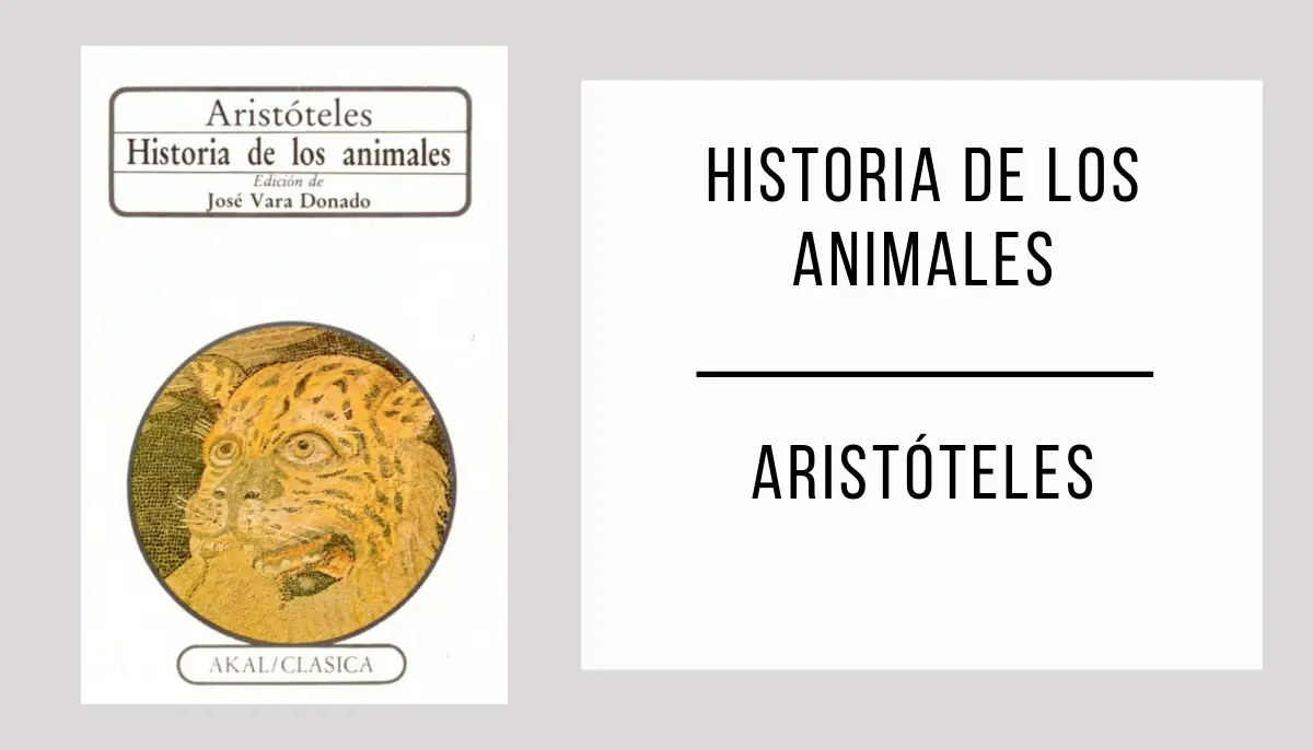 Historia de los Animales por Aristoteles