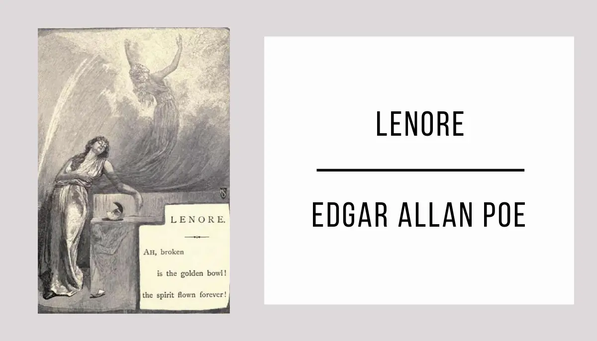 Lenore autor Edgar Allan Poe