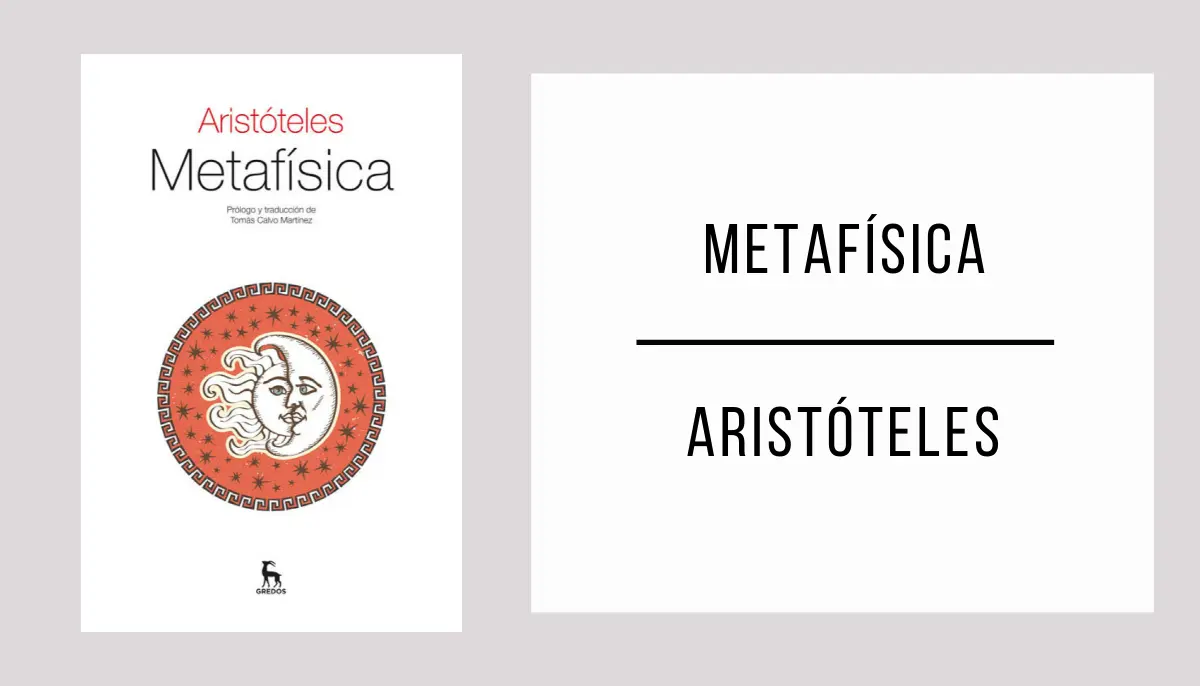 Metafísica autor Aristóteles