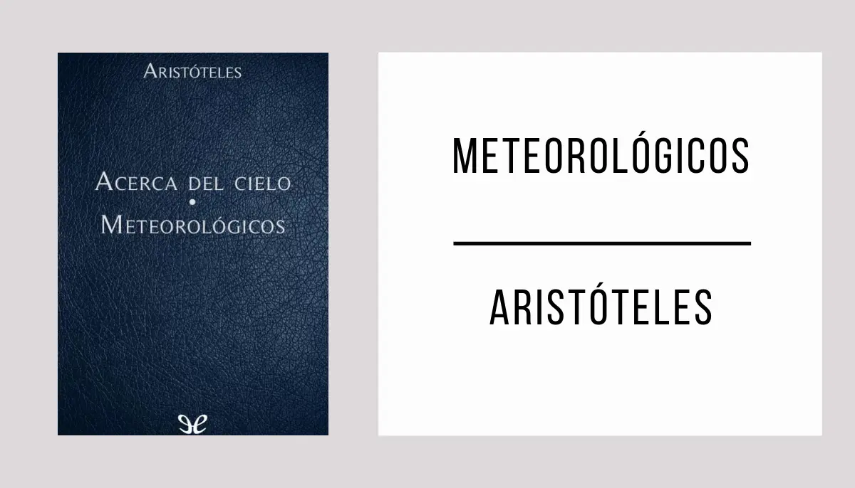 Meteorológicos autor Aristóteles