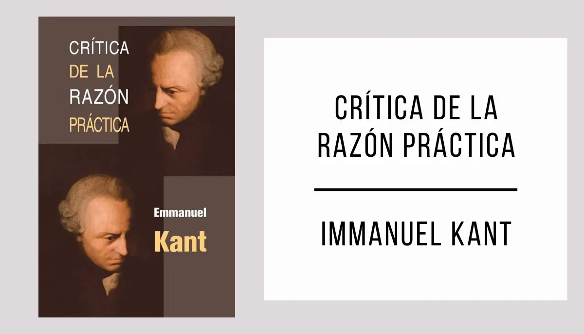 Crítica de la Razón Práctica autor Immanuel Kant