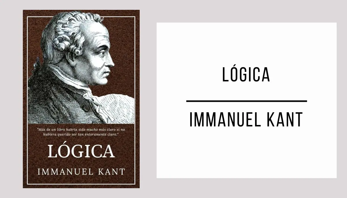 Lógica autor Immanuel Kant