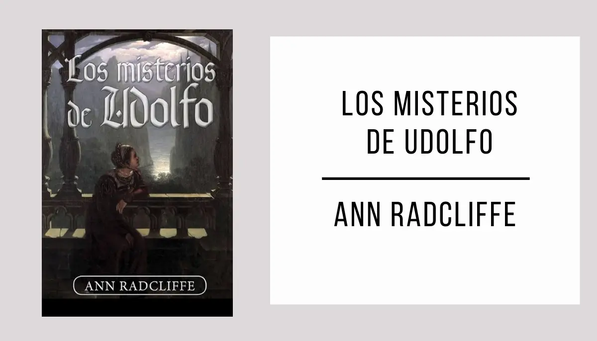 Los Misterios de Udolfo autor Ann Radcliffe