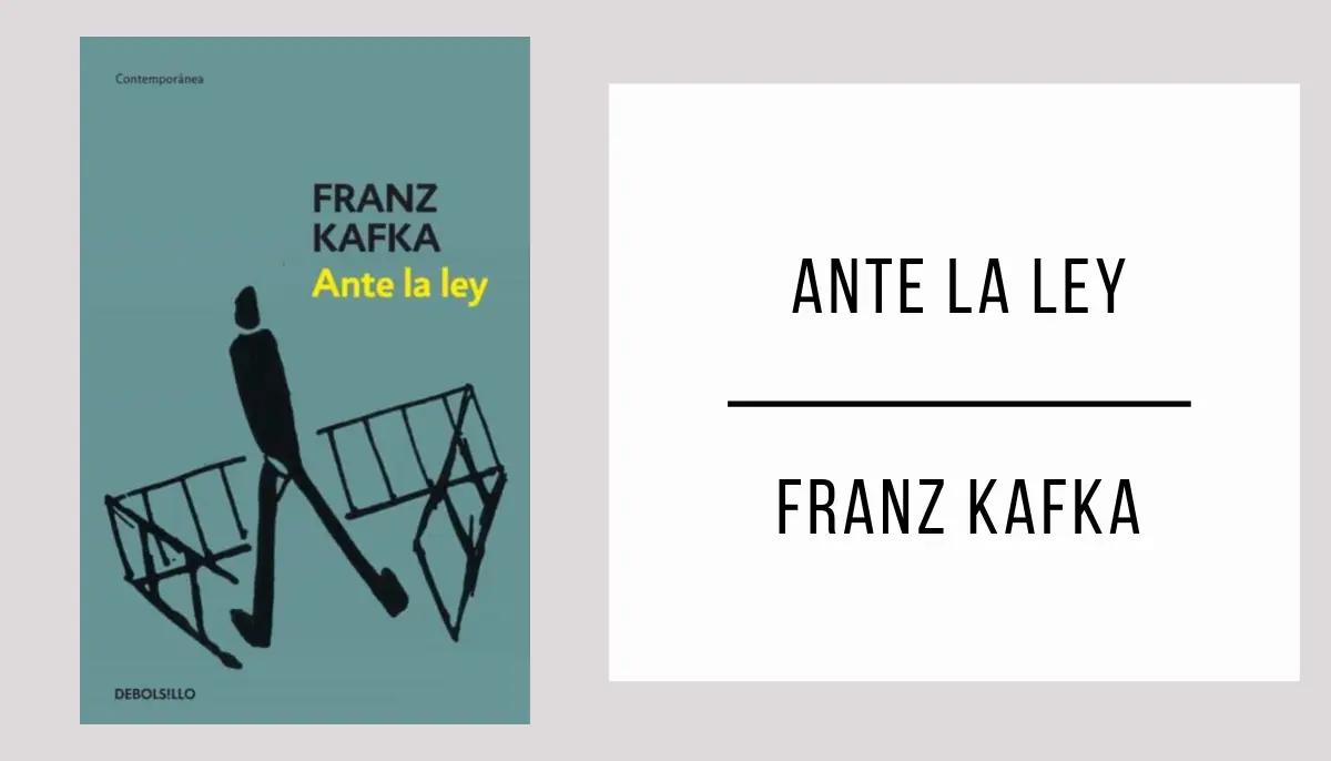 Ante la Ley autor Franz Kafka