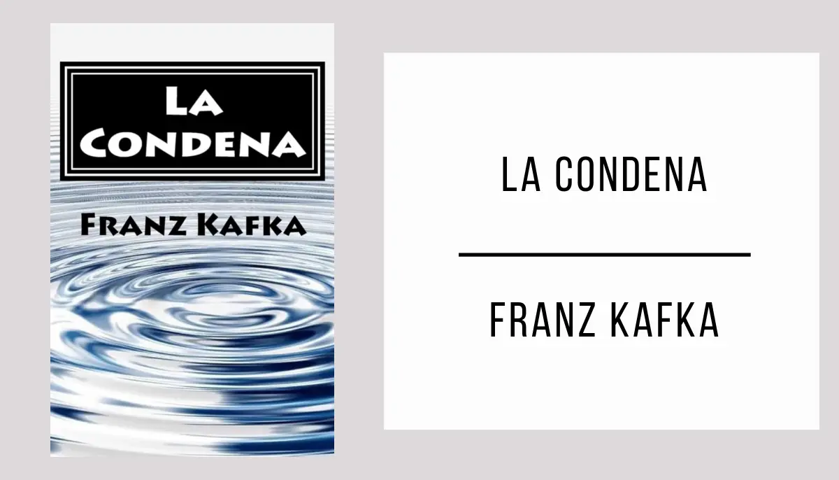La Condena autor Franz Kafka
