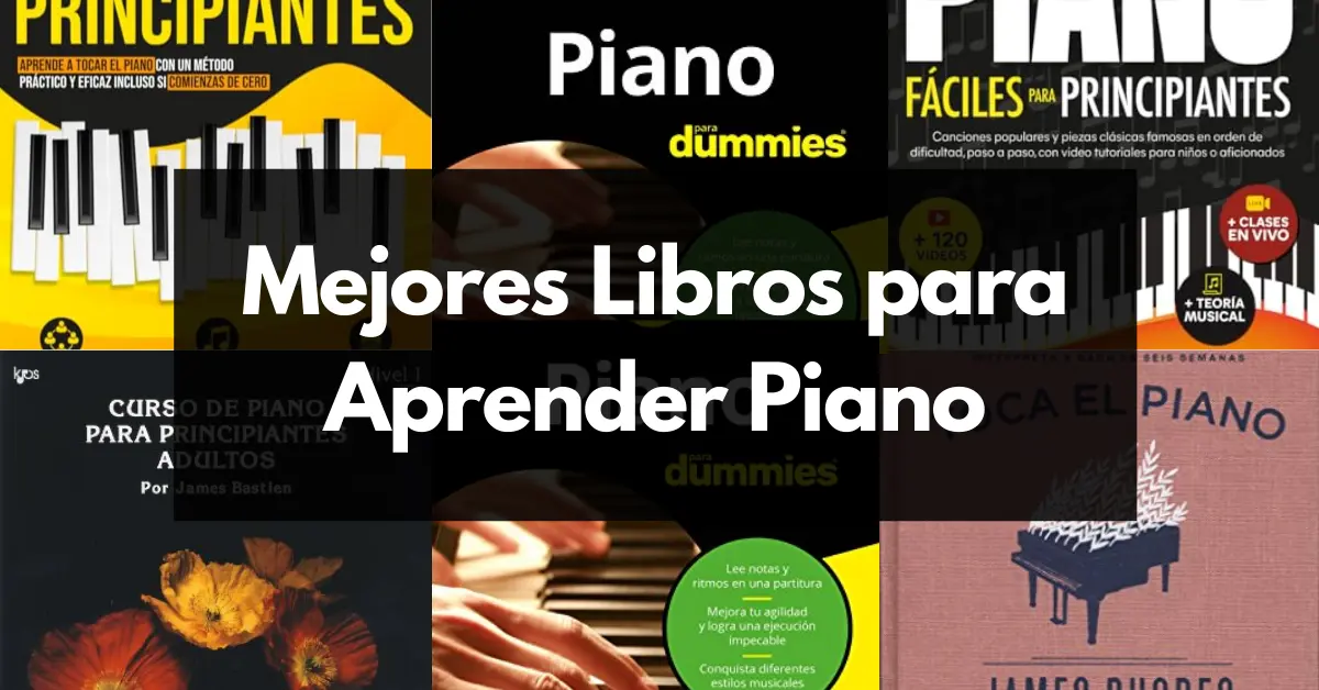 Mejores libros para aprender piano