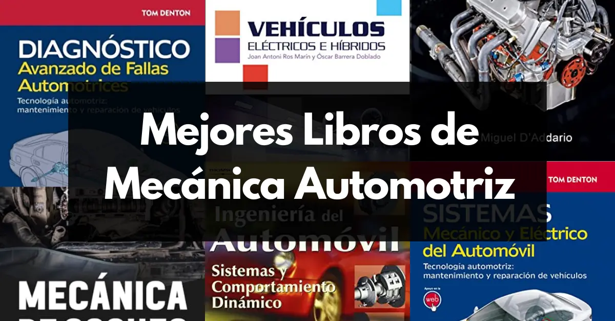 Mejores libros de mecánica automotriz