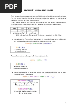 Gramática Chino