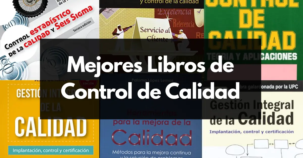 Mejores libros de control de calidad