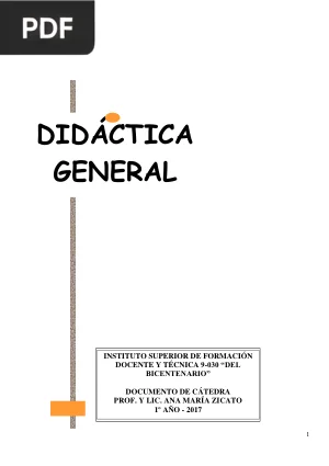 Didáctica General