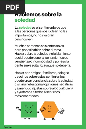 Hablemos sobre la soledad