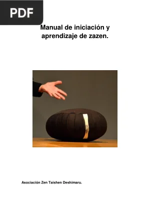 Manual de iniciación y aprendizaje de zazen.