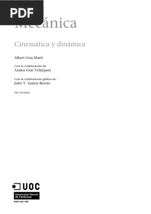 Mecánica. Cinemática y dinámica