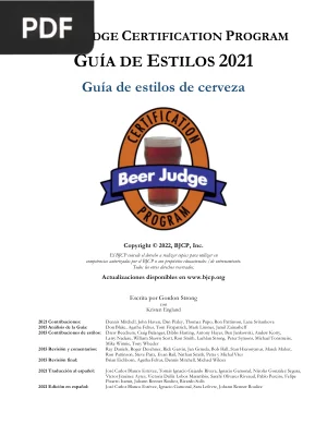 Guía de estilos de cerveza