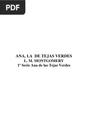 Ana la de Tejas Verdes