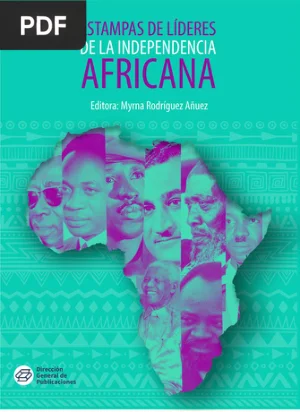 Estampas de líderes de la independencia africana
