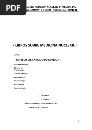 Libros sobre medicina nuclear