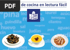 Recetario de cocina en lectura fácil