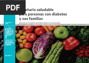 Recetario saludable para personas con diabetes y sus familias